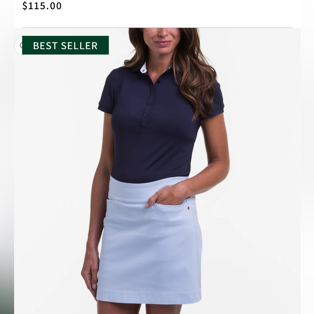 NWT Fairway & Greene Blue “Dream” Carrie Skort